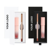 58 Colors Private Label Custom Waterproof Vegan Matte Lipgloss Long-lasting Cruelty-Free Nude Lip Liner Lipstick Lip Gloss Set