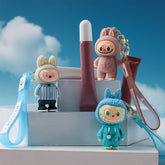 6 Colors Hot Polypeptide Vegan Coconut Cherry Lip Balm with Keychain Private Label Moisturizing Lip Care Lip Gloss