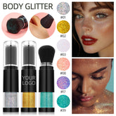 Glitter Highlight Makeup Private Label Contouring Bronze Highlighter Makeup 9 Colors Chameleon Eyeshadow Highlight Powder