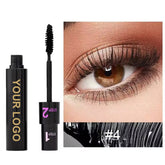 High Quality Custom Logo High Quality Waterproof Long Lasting Mascara Makeup Private Label Vegan Eyelash Pink White Mascara