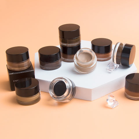 10 Colors Private Label Makeup Eyebrow Waterproof Black Tint Eyebrow Gel Brow Pomade Long Lasting Eyebrows Pomade