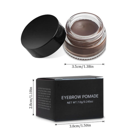 10 Colors Private Label Makeup Eyebrow Waterproof Black Tint Eyebrow Gel Brow Pomade Long Lasting Eyebrows Pomade