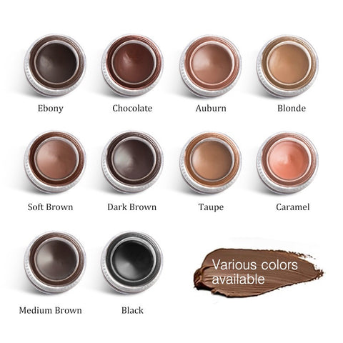 10 Colors Private Label Makeup Eyebrow Waterproof Black Tint Eyebrow Gel Brow Pomade Long Lasting Eyebrows Pomade