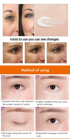 10ML Private Label Eye Repair Fine Lines Anti Puffiness Eye Bags Hyaluronic Acid Dark Circles Removal Moisturizing Eye Cream