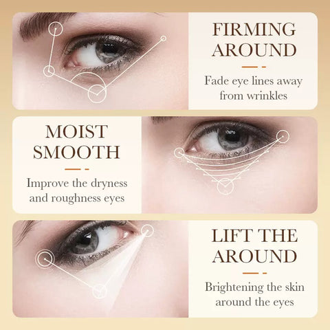 10ML Private Label Eye Repair Fine Lines Anti Puffiness Eye Bags Hyaluronic Acid Dark Circles Removal Moisturizing Eye Cream