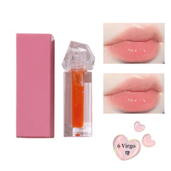12 Colors Wholesale Vegan Cosmetics pink clear Nude Lipgloss Pink Vegan Moisturizing Waterproof Nude Lip Oil Lip Gloss