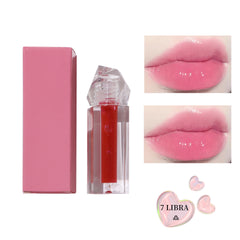 12 Colors Wholesale Vegan Cosmetics pink clear Nude Lipgloss Pink Vegan Moisturizing Waterproof Nude Lip Oil Lip Gloss