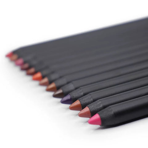 13 Color Vegan Custom Logo Lipliner Pencil Waterproof Lipliner Small Order Customize Private Label Matte Lip Liner