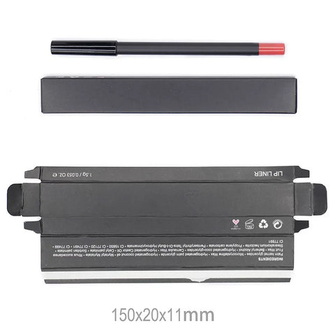 13 Color Vegan Custom Logo Lipliner Pencil Waterproof Lipliner Small Order Customize Private Label Matte Lip Liner