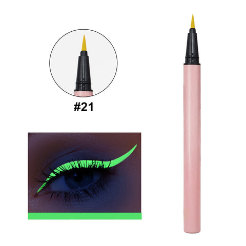 24 colors Long Lasting Cruelty Free Moisturizing Waterproof Matte Vegan Makeup Sparkling Fine Liquid Eyeliner