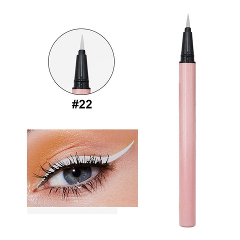 24 colors Long Lasting Cruelty Free Moisturizing Waterproof Matte Vegan Makeup Sparkling Fine Liquid Eyeliner