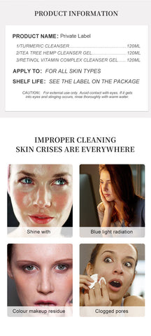 Face Cleanser Gentle Skin Care Cleanser Cucumber Vera Face Clean Makeup