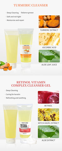 Face Cleanser Gentle Skin Care Cleanser Cucumber Vera Face Clean Makeup