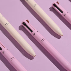 4-in-1 Makeup Multicolor Eyebrow Pencil Eyeliner Highlight Lip Liner 4 in One Pink Pen
