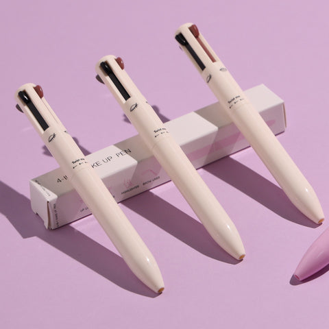 Hot Sale Professional Private Label Eye Highlighter Skin-friendly Make up Pencil All in One Touch up 4 in 1 Makeup Pen