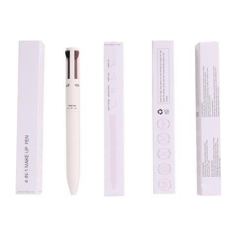 Hot Sale Professional Private Label Eye Highlighter Skin-friendly Make up Pencil All in One Touch up 4 in 1 Makeup Pen