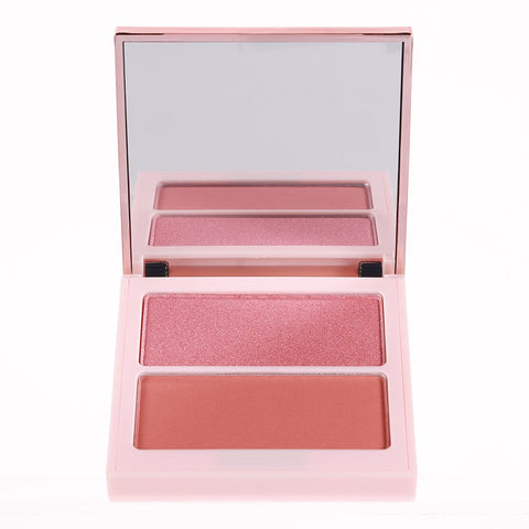 4 Colors Custom Logo Private Label Cute Vegan Cruelty Free Long Lasting High Pigment Light Pressed Powder Blush Contour