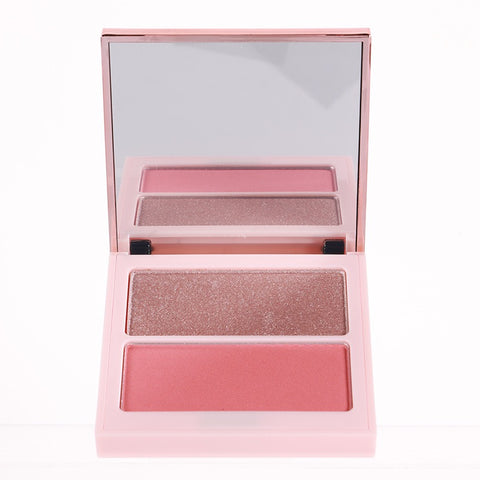 4 Colors Custom Logo Private Label Cute Vegan Cruelty Free Long Lasting High Pigment Light Pressed Powder Blush Contour