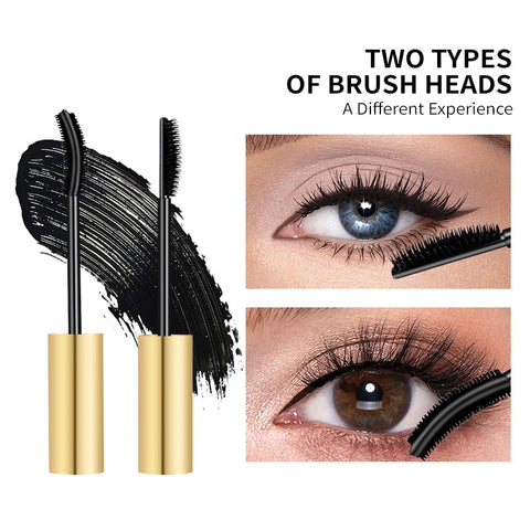4D Volume Eyelashes Oil Free Cruelty Free Mascara Long Lasting Vegan Waterproof Long-wearing Black Mascara