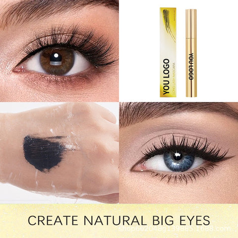 4D Volume Eyelashes Oil Free Cruelty Free Mascara Long Lasting Vegan Waterproof Long-wearing Black Mascara