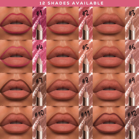 58 Colors Private Label Custom Waterproof Vegan Matte Lipgloss Long-lasting Cruelty-Free Nude Lip Liner Lipstick Lip Gloss Set