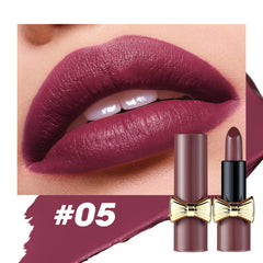 6-color Waterproof Black Gold Tube Matte Lipstick OEM ODM Vegan Makeup Cream Lip Stick No Brand Waterproof
