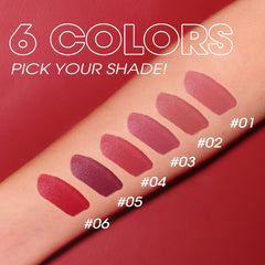 6-color Waterproof Black Gold Tube Matte Lipstick OEM ODM Vegan Makeup Cream Lip Stick No Brand Waterproof
