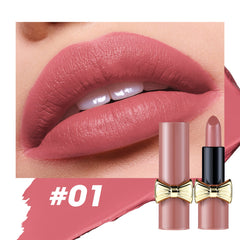 6-color Waterproof Black Gold Tube Matte Lipstick OEM ODM Vegan Makeup Cream Lip Stick No Brand Waterproof