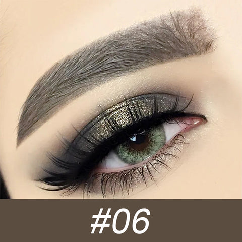 6 Color Vegan Cruelty Free Liquid Eyebrow Pencil Waterproof Long Lasting Eyebrow Quickly Drying Black Liquid Makeup Eyebrow Pen