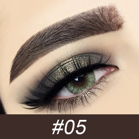 6 Color Vegan Cruelty Free Liquid Eyebrow Pencil Waterproof Long Lasting Eyebrow Quickly Drying Black Liquid Makeup Eyebrow Pen