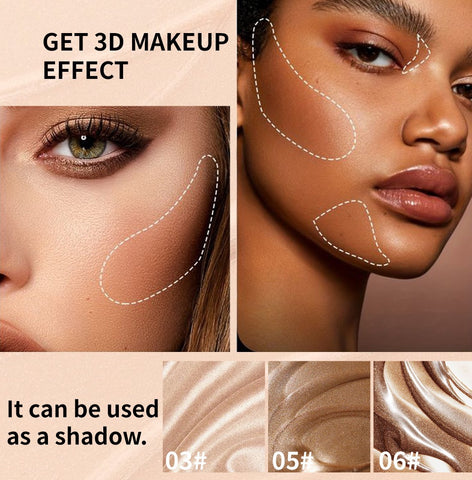 6 Colors Liquid Highlighter Makeup Highlighter Face Makeup