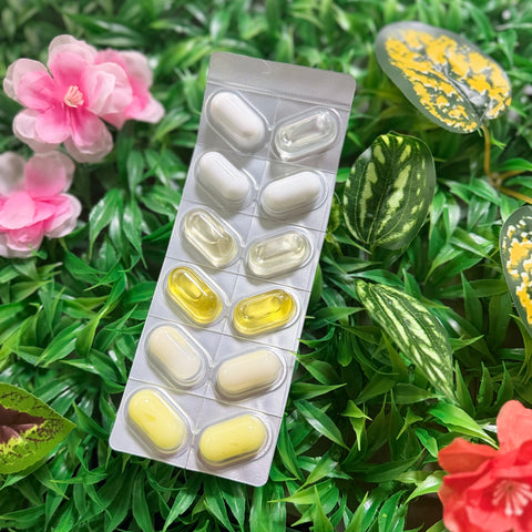 OEM/ODM 10pcs Copper Peptide & Pro-Xylane Capsule Essence - Custom Logo Blue Serum for Anti-Aging - Private Label Skincare