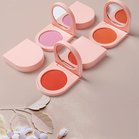 8 Colors Custom Logo Private Label Cheek Single Cute Vegan Cruelty Free Long Lasting High Pigment Pressed Powder Blush Palette