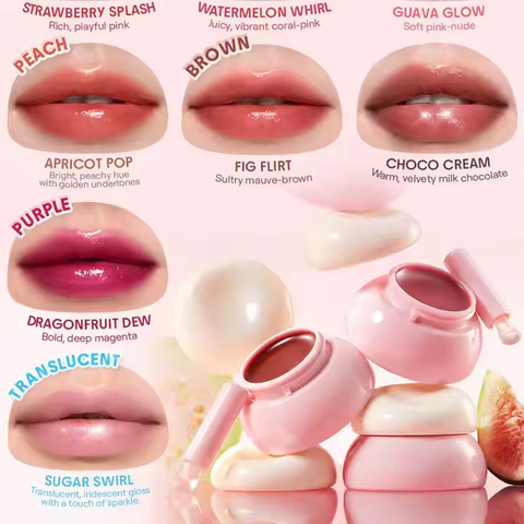 8 Colors Private Label Cruelty Free Fruit Flavors Moisturizing Strawberry Vegan Lip Balm Mask