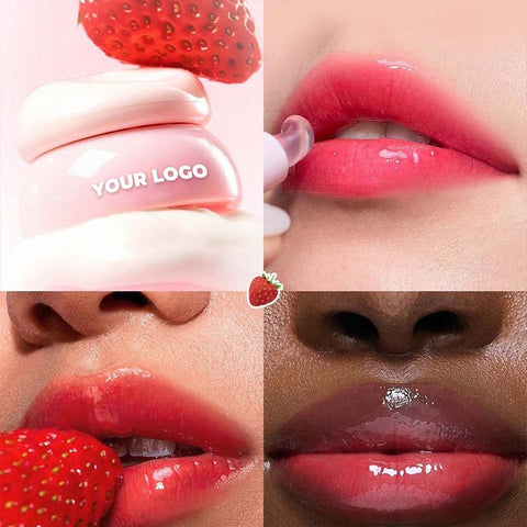 8 Colors Private Label Cruelty Free Fruit Flavors Moisturizing Strawberry Vegan Lip Balm Mask