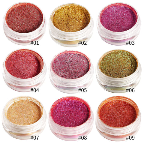 9 Colors Chameleon Eyeshadow Highlight Powder