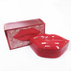 Wholesale Natural Crystal Hydrating Pink Lips Masks Private Label Collagen Gel Sleeping Hydrogel Collagen Lip Mask