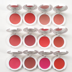 Cruelty Free High Pigment Vegan Custom Logo Shimmer 12 Colors Hot Selling Private Label Waterproof Wholesale Long Lasting Blush