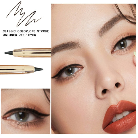 Custom Logo Private Label Makeup Smooth Gradient Eye Liner Waterproof Long Lasting High Pigment Vegan Liquid Eyeliner