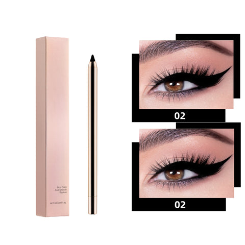 Custom Logo Private Label Makeup Smooth Gradient Eye Liner Waterproof Long Lasting High Pigment Vegan Liquid Eyeliner