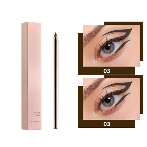 Custom Logo Private Label Makeup Smooth Gradient Eye Liner Waterproof Long Lasting High Pigment Vegan Liquid Eyeliner