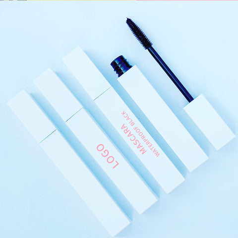 Customizable Vegan Mascara 3D Fibre Cosmetics Boosting Waterproof Black Volume Custom Eye Lash Extensions