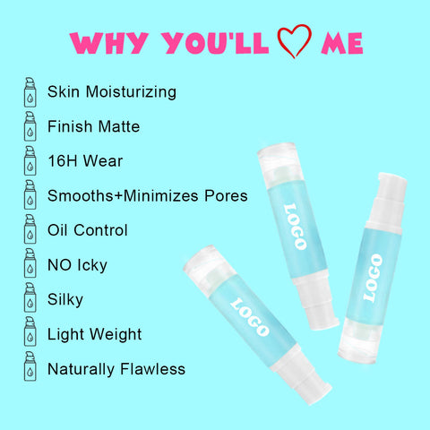 Face Base No logo Private Label Face Makeup 30ML Multi-effect All-in-one Facial Makeup Emulsion Moisturizing Face Primer