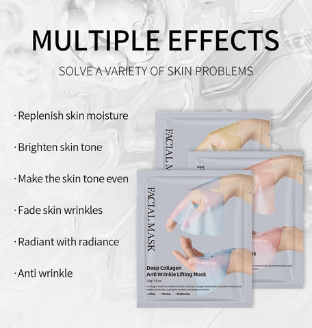 Facial Hydrate Moisturizing Vegan Cruelty Free custom brand Anti Wrinkle Anti-aging Face Mask