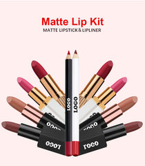 Rouge à lèvres mat longue tenue, 24 couleurs, vente en gros, maquillage végétalien ferme