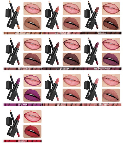 Factory Price Make Your Own Lip Stick Private Label Lip 10 Pieces of Kit Trial Pack Lip Gloss