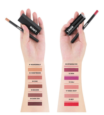 Factory Price Make Your Own Lip Stick Private Label Lip 10 Pieces of Kit Trial Pack Lip Gloss