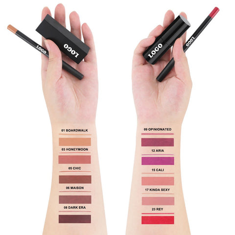 Factory Price Make Your Own Lip Stick Private Label Lip 10 Pieces of Kit Trial Pack Lip Gloss