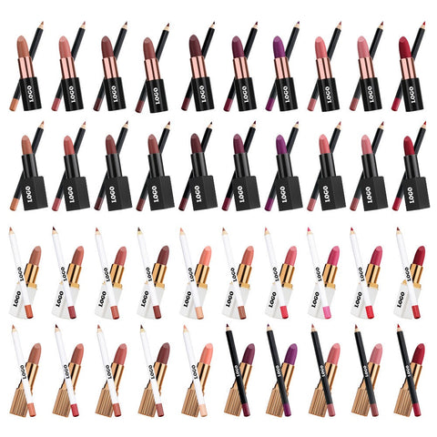 Factory Price Make Your Own Lip Stick Private Label Lip 10 Pieces of Kit Trial Pack Lip Gloss