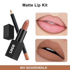 Rouge à lèvres mat longue tenue, 24 couleurs, vente en gros, maquillage végétalien ferme